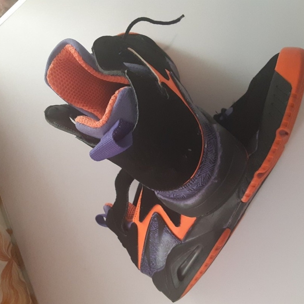 Nike Air Tech Challenge Huarache Black  Size 9 Athletic Sneakers - Picture 6 of 10